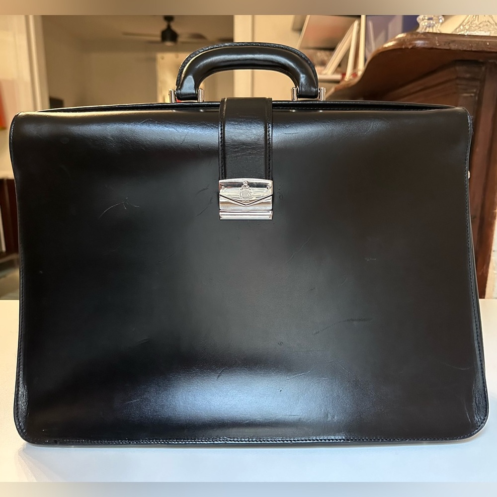 Mark Cross Leather Briefcase